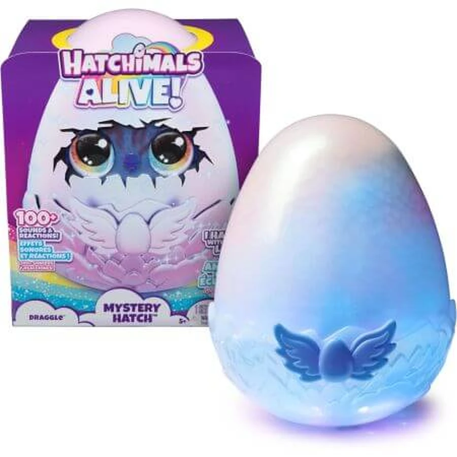 Juguete interactivo, Alive Mystery Hatch, +5 años, Hatchimals