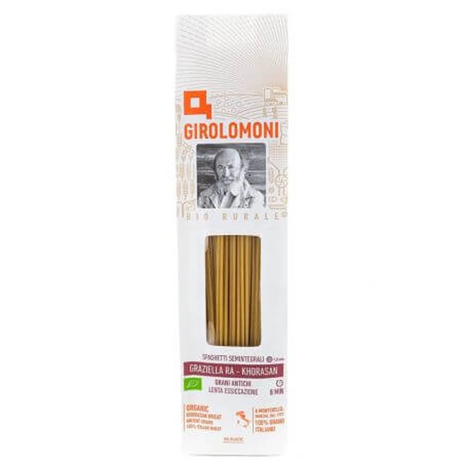 Biologische spaghetti van kamut, 500 g, Girolomoni