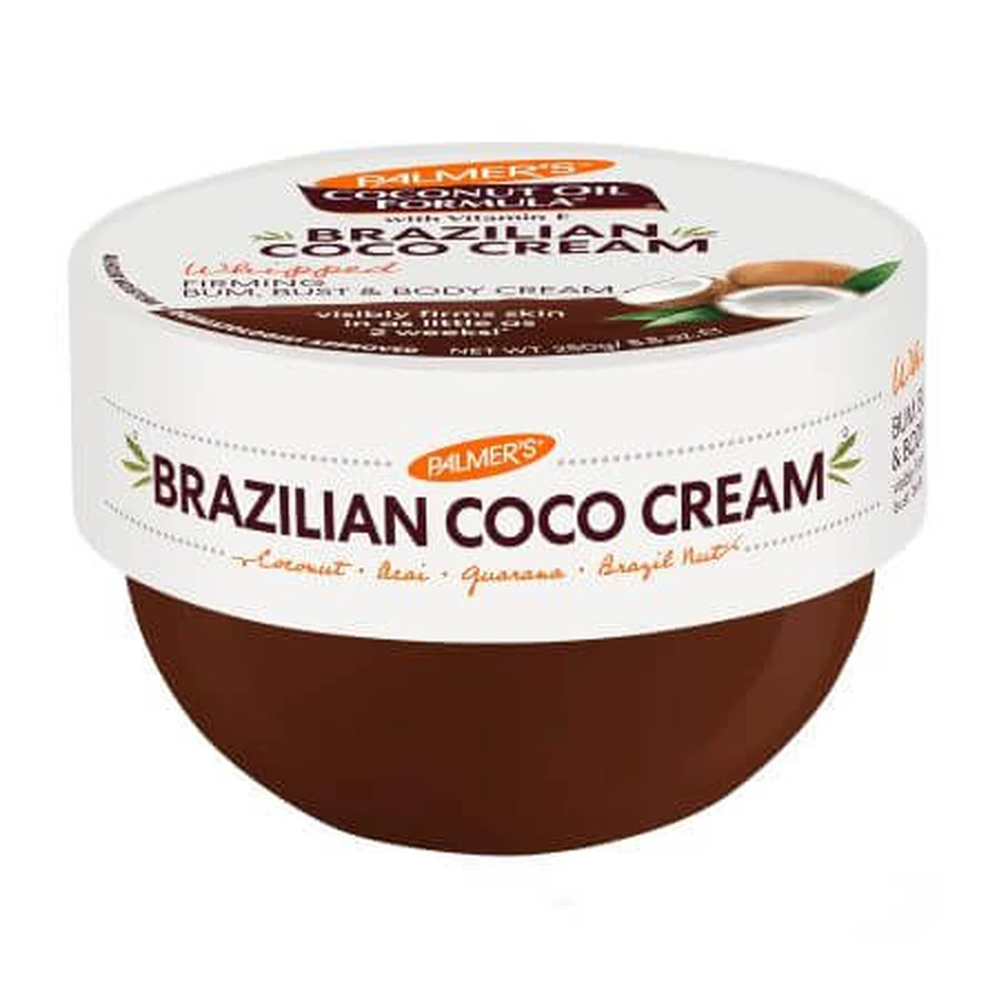 Firming body cream with coconut, acai guarana and brazil nuts, 250 g, Palmer's