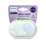 Philips Philips Avent Ultra Start Fopspenen, Blauwgroen, 0-2 maanden, SCF075/12, 2 stuks, Philips