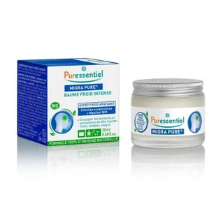 Menthol headache balm Migra Pure Intense Cold, 20 ml, Puressentiel