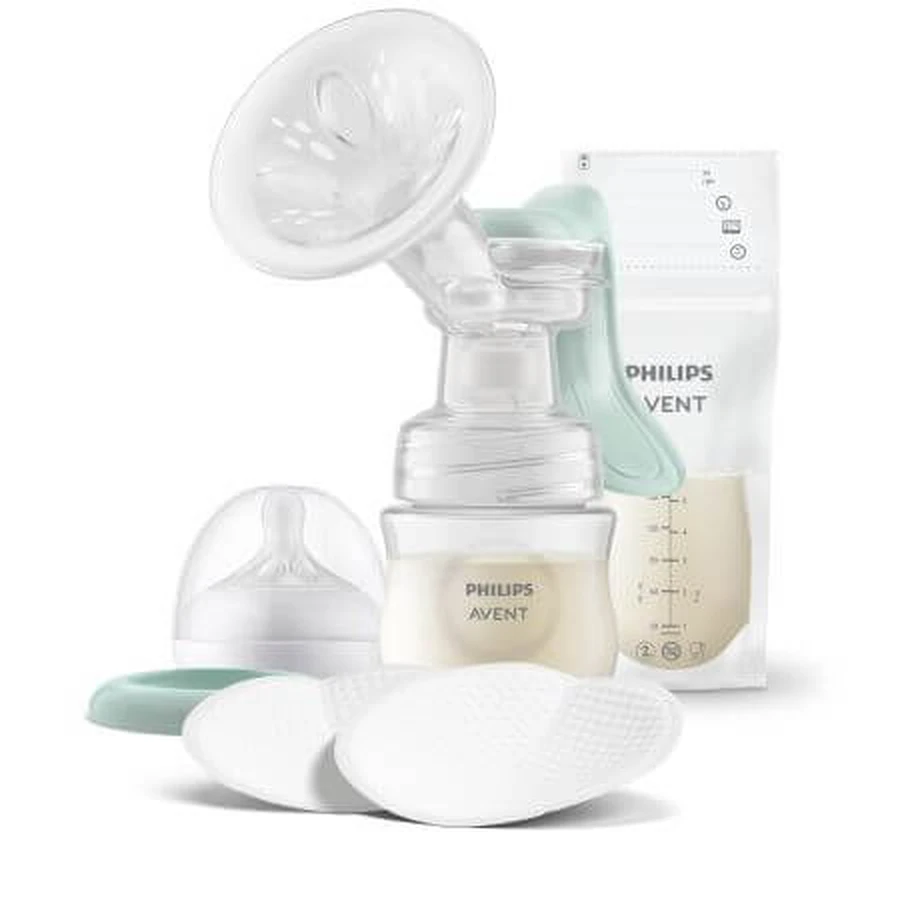 Extractor de leche manual Essential Avent, SCD417/20, Philips