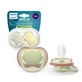 Philips Avent Ultra Air Chupete Chupete, Amarillo/Verde, 18 meses+, SCF349/50, 2 piezas, Philips