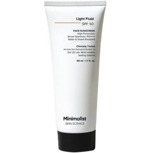 Fluido facial ligero con FPS 50 PA++++, 50 ml, Minimalista