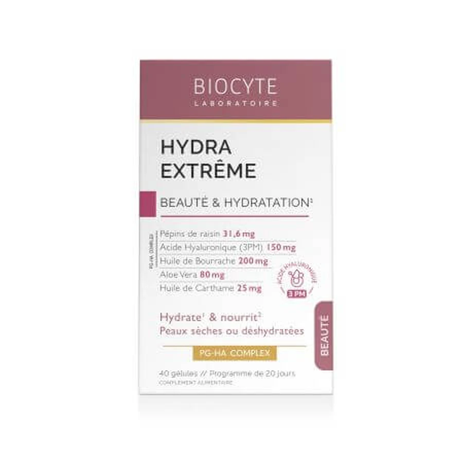 Hydra Extreme, 40 cápsulas, Biocyte