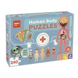 Puzzel, Menselijk Lichaam 5 in 1, 5 jaar+, 240 stukjes, Apli Kids