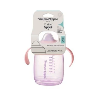 Tommee Tippee Sippee Training Beak Mug, Pink, 6 months+, 300 ml, Tommee Tippee
