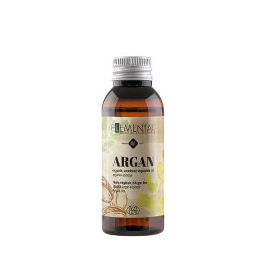 Biologische arganolie, 50 ml, Ellemental