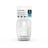 Extra langsam fließende Flaschensauger SX Pro, 0 Monate+, 2 Stück, Suavinex