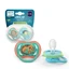 Philips Avent Ultra Air Fopspeen, Papegaai/Tijger, 6-18 maanden, SCF087/11, 2 stuks, Philips
