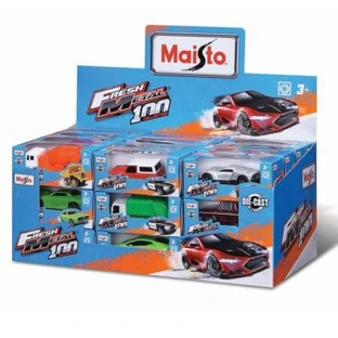 Metalen speelgoedauto, 7,5 cm, Vers metaal, Verschillende modellen, 3 jaar+, Maisto
