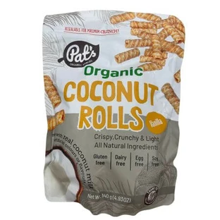 Bio-Vanille-Kokosnuss-Knusperbrötchen, 140 g, Pat's