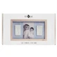 Fotolijst met dubbele opdrukset, Blauw Abstract, Petit Artichaut