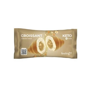Croissant proteínico con crema de avellanas, 50 g, Feeling OK