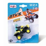 Metal ATV with pull back system, Various colors, 3 years+, Maisto