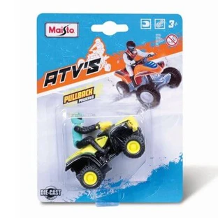 Metall ATV mit Rückzugsystem, Verschiedene Farben, 3 Jahre+, Maisto