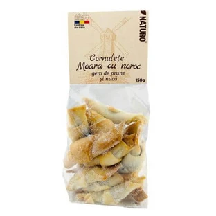 Croissants mit Pflaumen- und Walnusskonfitüre Moara cu Noroc, 150 g, Naturo