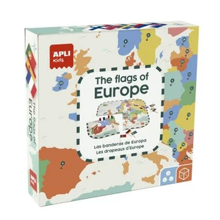 Puzzle, Flaggen von Europa, ab 5 Jahren, Apli Kids