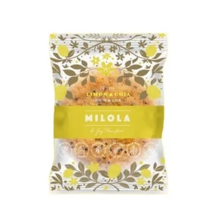 Glutenfreie Kekse mit Zitrone und Chiasamen, 50 g, Milola