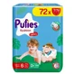 Nappies Mega XL Fashion, Nr. 6, 15+ kg, 72 pcs, Pufies