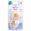 Chupetes ortodónticos de látex, Multicolor, 18 meses+, 2 pzs, Baby Nova