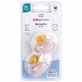Chupetes ortodónticos de látex, Multicolor, 18 meses+, 2 pzs, Baby Nova