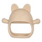 Bijtspeeltje van siliconen, Bubble Beige, Kitty, 3 maanden+, Appekids