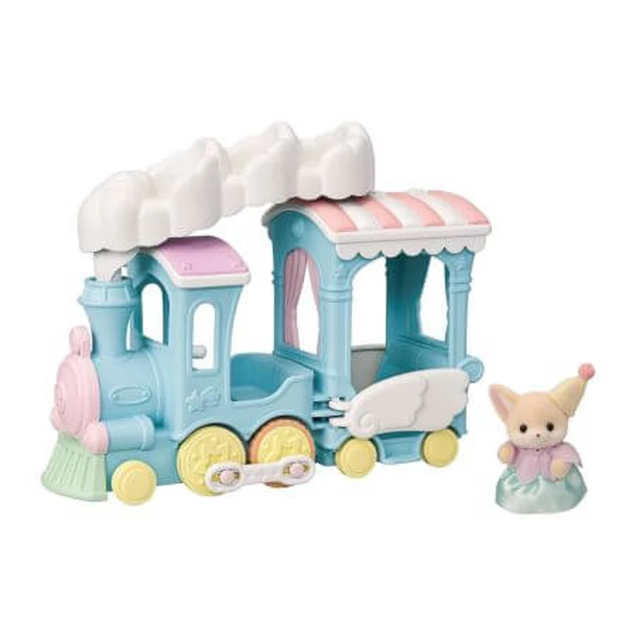 Set de juego con figurita Trenulet y Zorro Fennec, 3 años+, Sylvanian Families