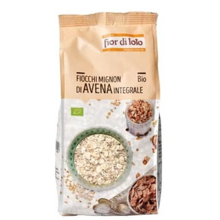 Small wholegrain oat flakes, 500 g, Fior di Loto