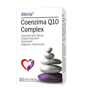 Coenzym Q10-Komplex, 30 Kapseln, Alevia