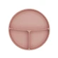Baby feeding dish with compartments and suction cup base, Blush, 600 ml, Kikka Boo