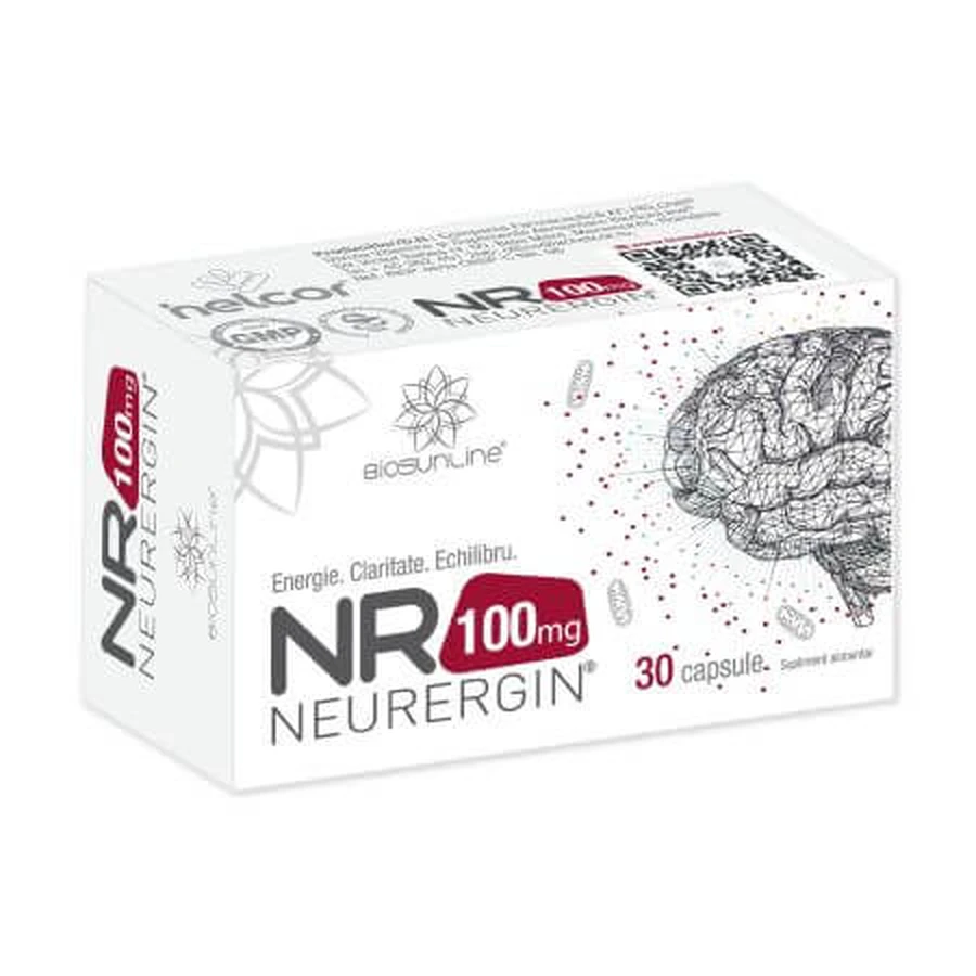 Neurergin NR, 100 mg, 30 capsules, BioSunLine