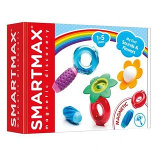 Magneetspel Smart Max, My First Sounds & Flowers, 12 maanden+, 6 stuks, Slimme spelletjes