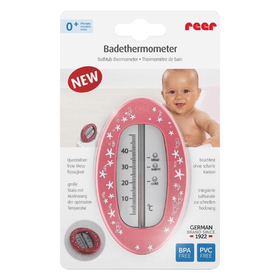 Comprar Termómetro de baño ovalado, baya roja, Reer Termómetro de baño ovalado, baya roja, Reer