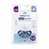 Orthodontische fosforescerende siliconen fopspeen, 6-18 maanden, 1 stuk, Baby Nova
