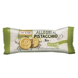 Organic biscuits with pistachio cream, vegan, 40 g, Fior di Loto