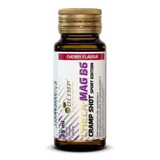 Magnésium liquide + vit B6, Shot Sport, saveur de cerise, 25 ml, Olimp Sport Nutrition