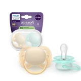 Philips Avent Ultra Zachte Fopspeen Philips Avent Ultra Zachte Fopspeen, Geel/Groen, 0-6 maanden, SCF091/40, 2 stuks, Philips