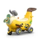 4 in 1 Ride On interaktives Flugzeug mit Schiebegriff, Banane, 12-36 Monate, Hola