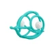 Anneau gingival en silicone, sarcelle, escargot, 3 mois et plus, Mombella