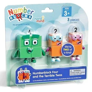 Numberblocks, Cztery i straszne dwójki, 3 lata+, Hand2Mind