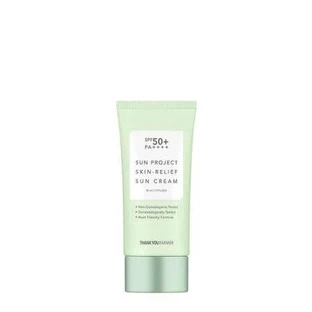 Sun Protection Cream SPF50+ PA++++ Sun Project, 50 ml, Thank You Farmer
