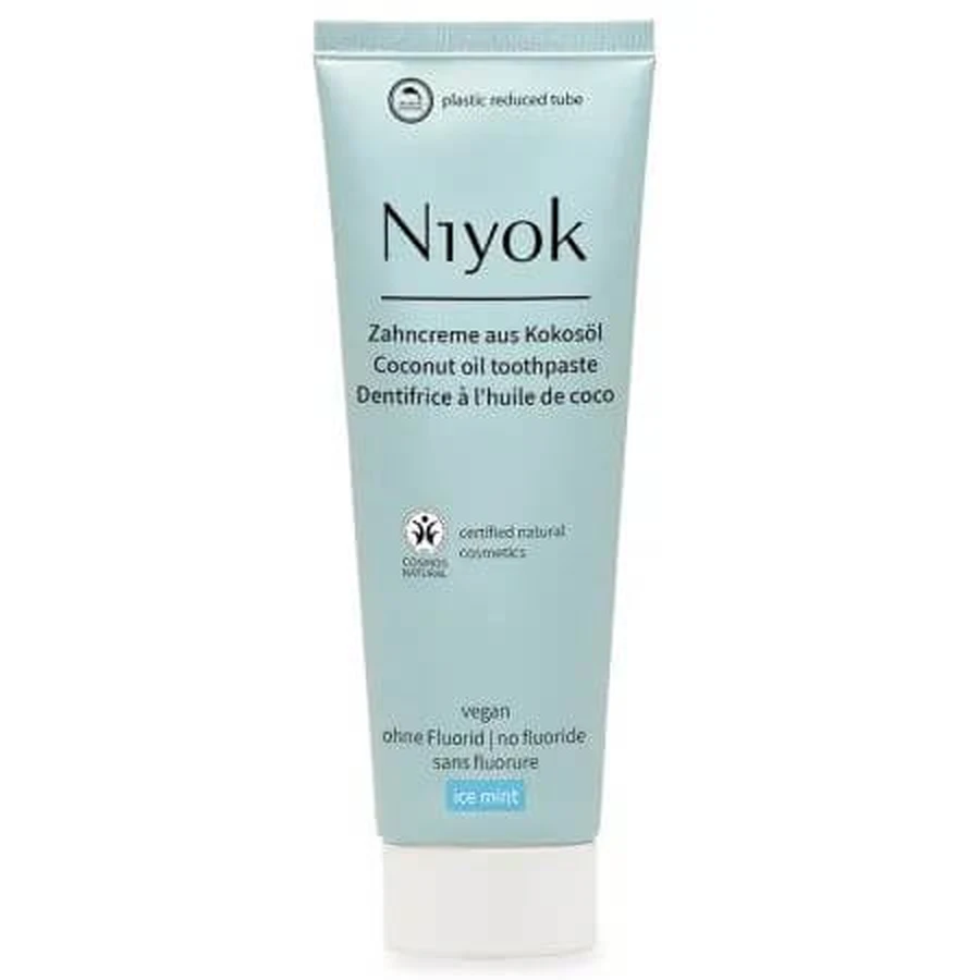Tandpasta met kokosolie en munt, 75 ml, Niyok