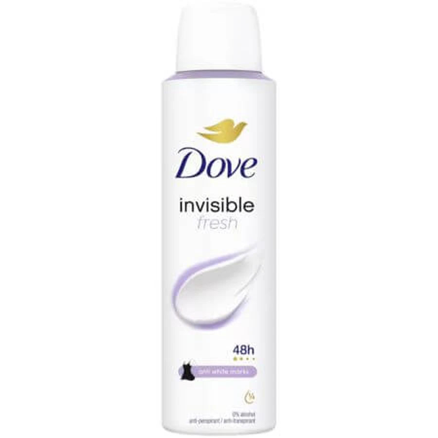 Desodorante en spray para mujer Invizible Fresh, 150 ml, Dove