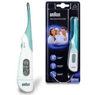 Termómetro digital 3 en 1 con punta flexible, Braun