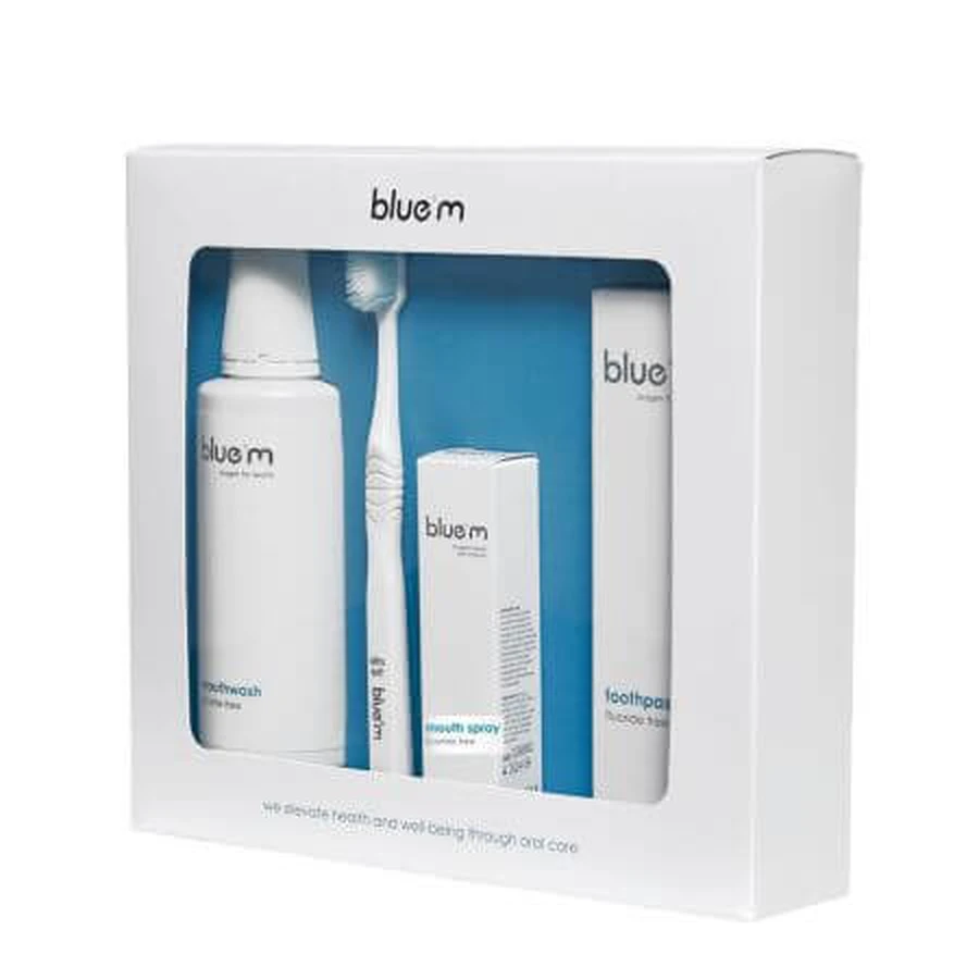Kit für die tägliche Mundhygiene, Blau M