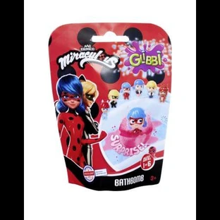 Bath bomb with surprise figurine, Miraculous, +3 years, 1 piece, Glibbi