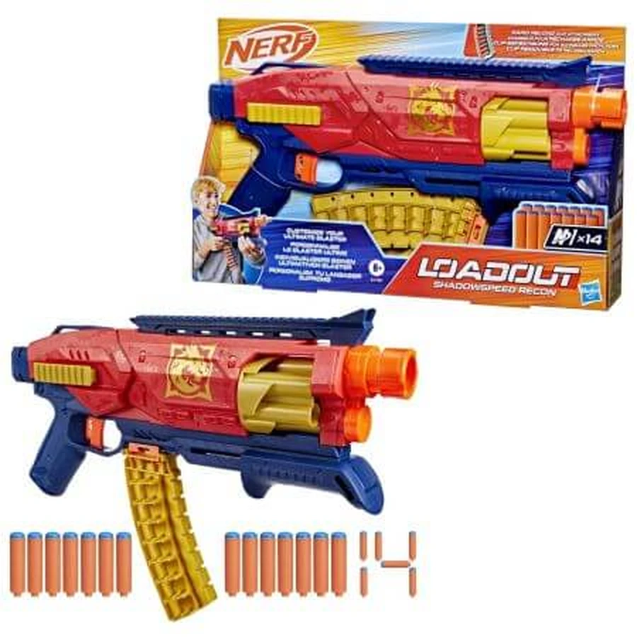 Blaster Loadout Shadowspeed Recon, 8 jaar+, Nerf