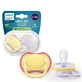 Ultra luchtspenen, paars/geel, 0-6 maanden, SCF087/03, 2 stuks, Philips Avent