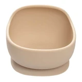 Siliconen kom met zuignap Classic, Bubble Beige, 6 maanden+, Appekids